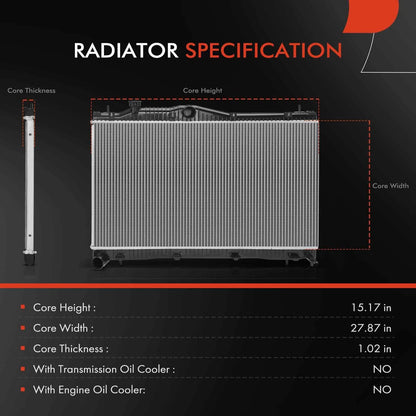 Radiator for Subaru WRX (2022–2024) Turbocharged Sedan