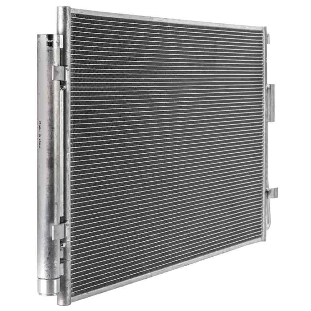 A/C Condenser w/ Drier for Hyundai Santa Fe (2016–2017) 60-65990ND, 10718, 16065990-101
