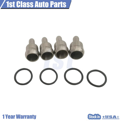Set of 8 High Pressure Oil Rail Ball Tubes for Ford Turbo Diesel V8 (2004–2010)