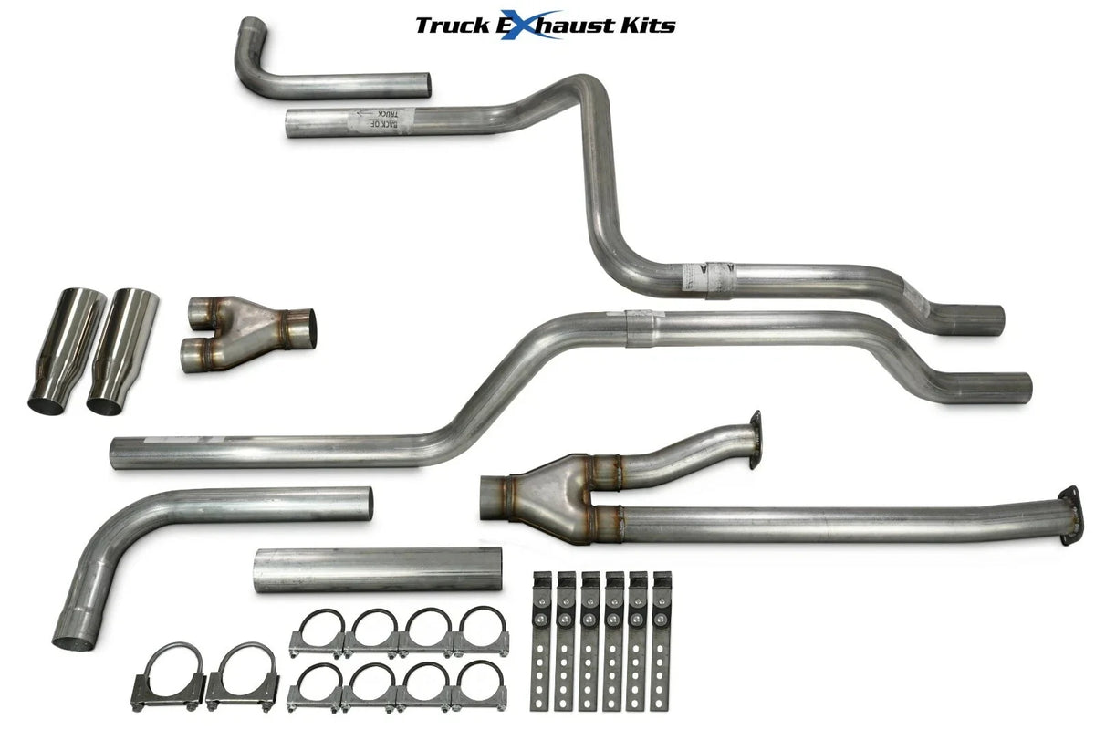2.5" Dual Exhaust Kit Y Pipe for Toyota Tundra (2014–2021)