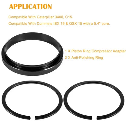 Piston Ring Compressor Adapter for Cummins ISX (APTOOLS-246)