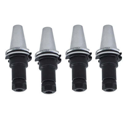 Set of 4 CAT40-ER20 Collet Chucks Tool Holder 4" Gage Length