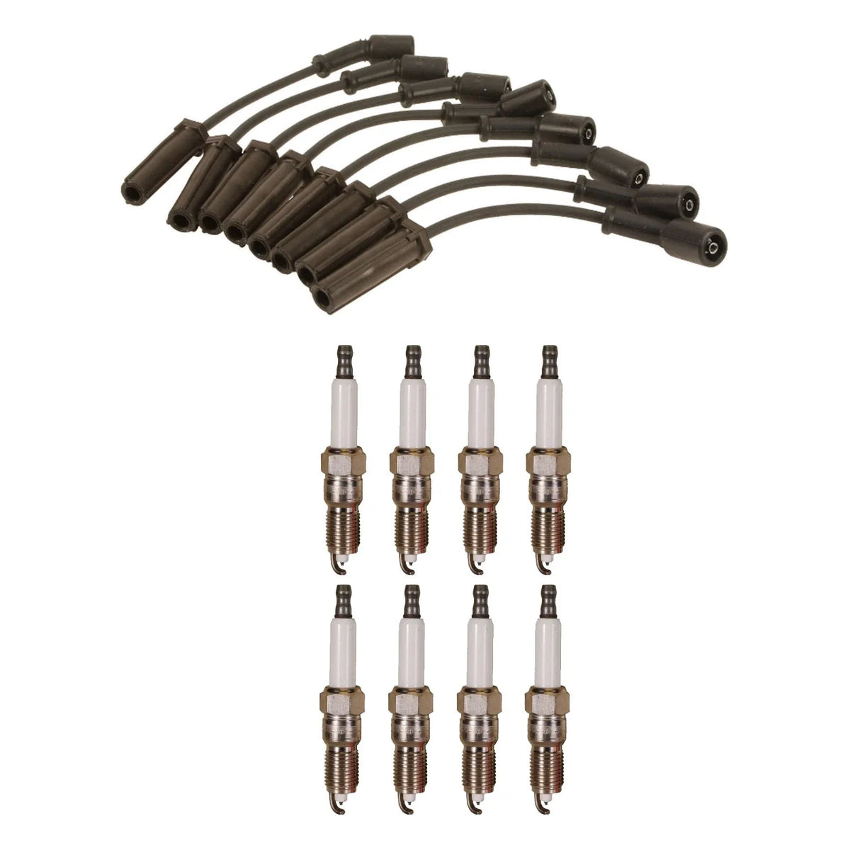 Denso Wire Set & 8 Double Platinum Spark Plugs for Chevy GMC V8