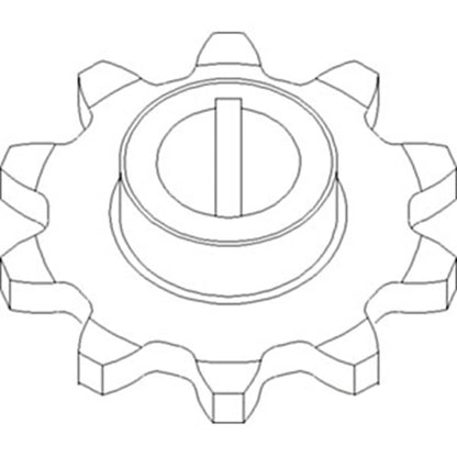 Clean Grain Elevator Chain Sprocket for John Deere 9770STS 9870STS S670 S680