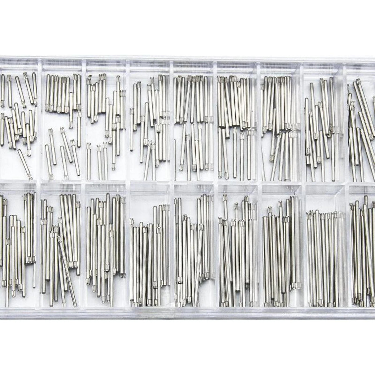 300Pcs 1.2mm Stainless Steel Knurled Watch Band Link Pin for