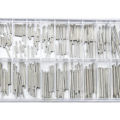 300Pcs 1.2mm Stainless Steel Knurled Watch Band Link Pin for