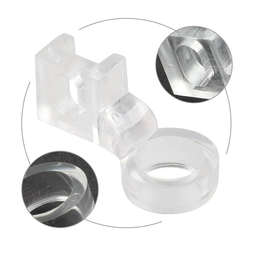 1/4" Clear Free Motion Couching Ruler Presser Foot for Low Shank