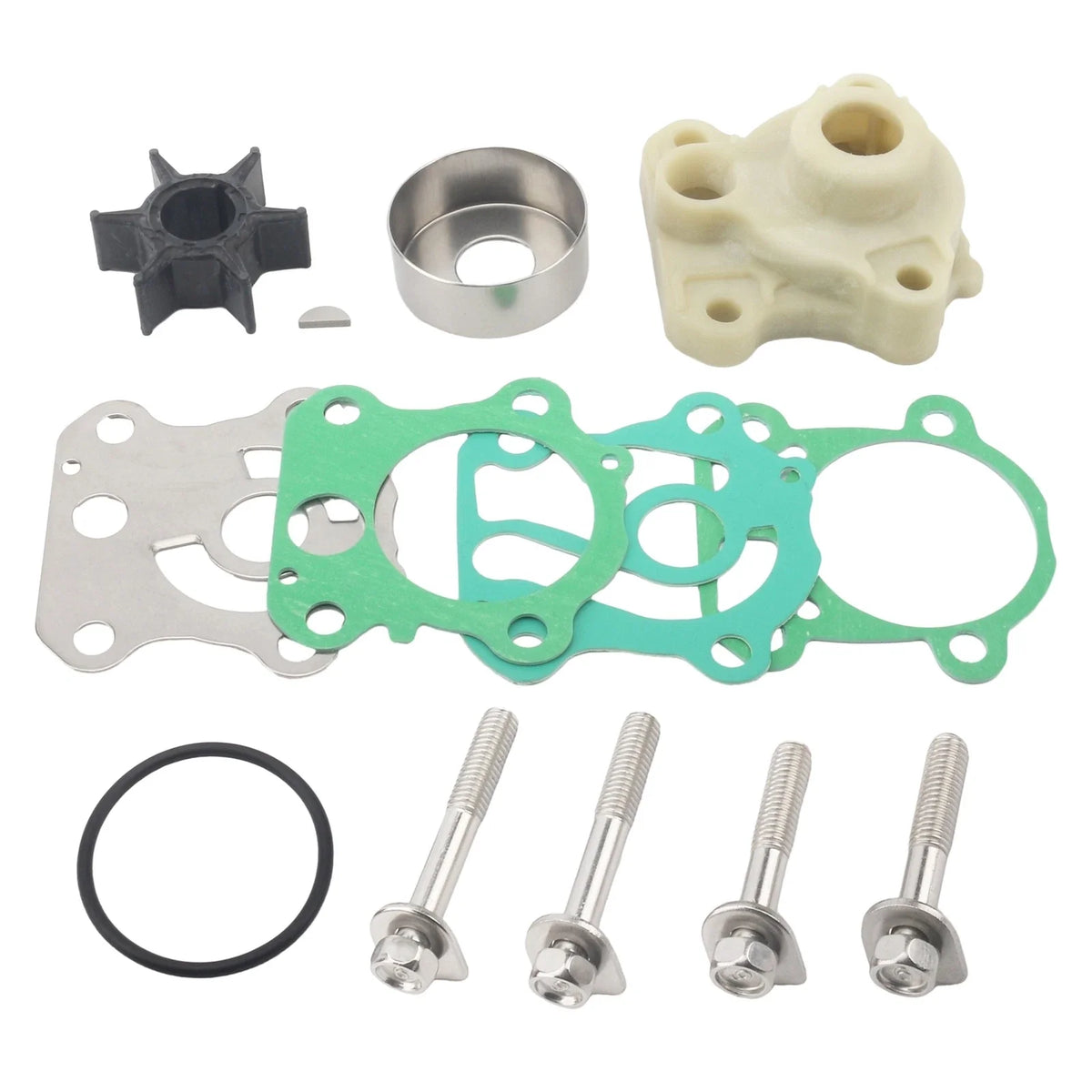 Water Pump Repair Service Kit for Yamaha Outboard (6H3-W0078-01-00, 6H3-W0078-00)