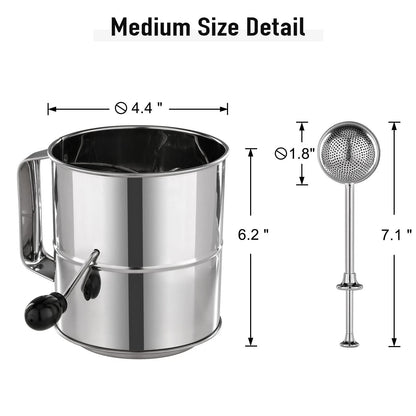 5 Cup Flour Sifter for Kitchen Use (No Year Range)