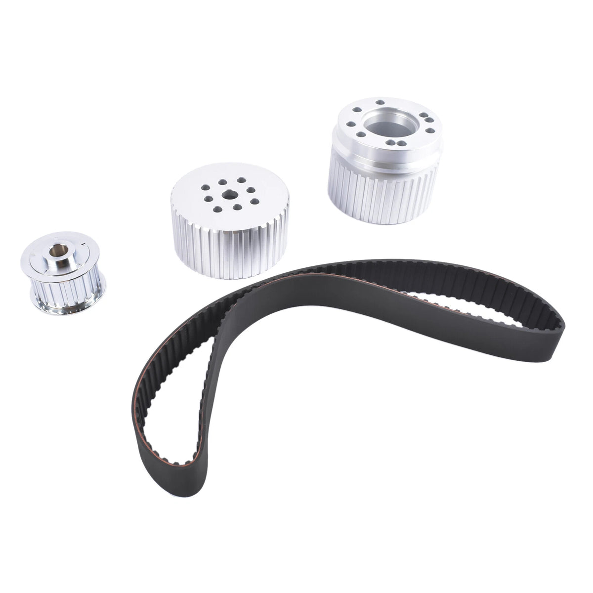 Billet Aluminum Gilmer Belt Drive Pulley Kit for Chevy BBC 396 427 454