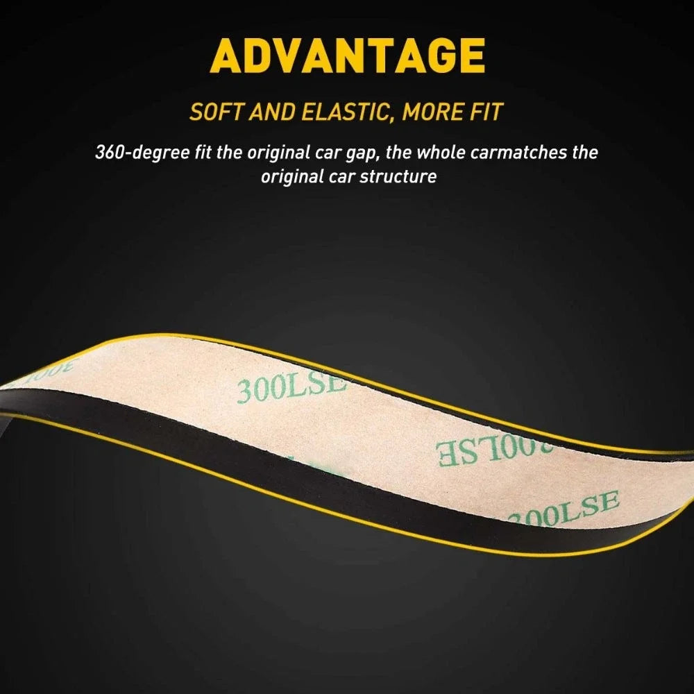 Set of 4 Car Door Trunk Seal Strip Weatherstrip for