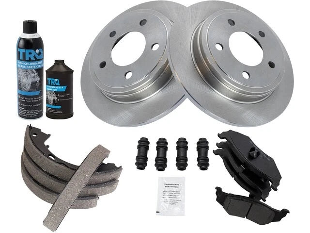 Brake Pad Rotor Shoe Drum Kit for Chrysler New Yorker (1995) 53611MXNG