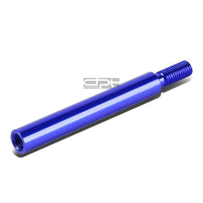 M10 X 1.5 Blue Aluminum Shift Knob for MT Shifter Lever (3.75" Extension)