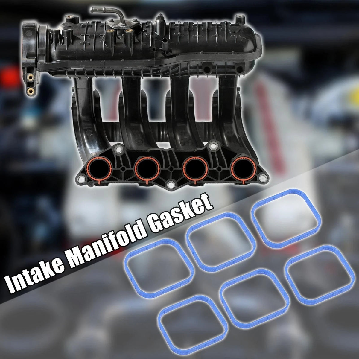 Set of 6 Engine Intake Manifold Gaskets for Chevrolet Cadillac (12647263)