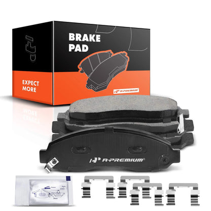 Set of 4 Front Ceramic Brake Pads for Dodge Dakota (2003–2004) P-962, 10309620