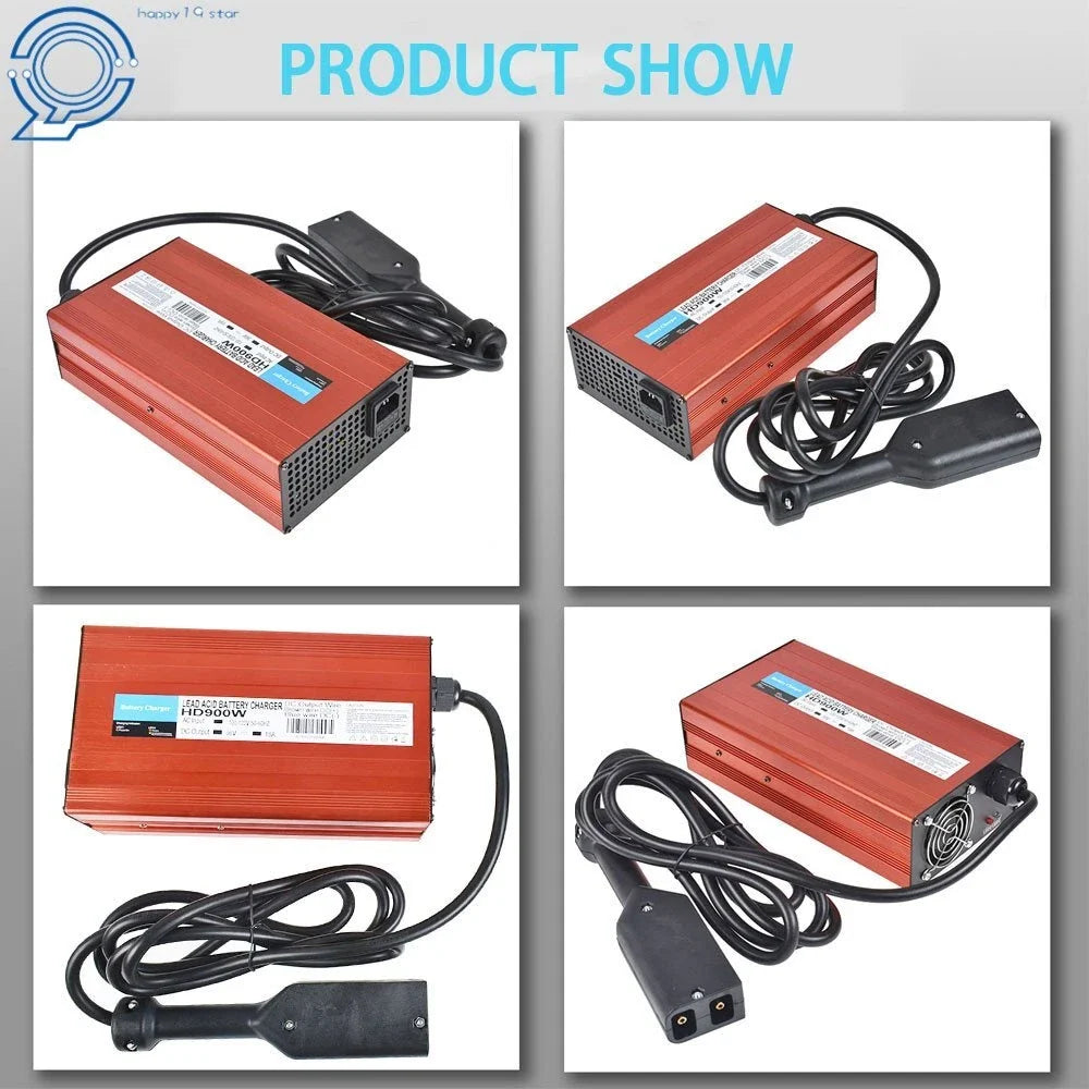 36V Golf Cart Battery Charger for EZGO TXT (Fits "D" Style Plug)