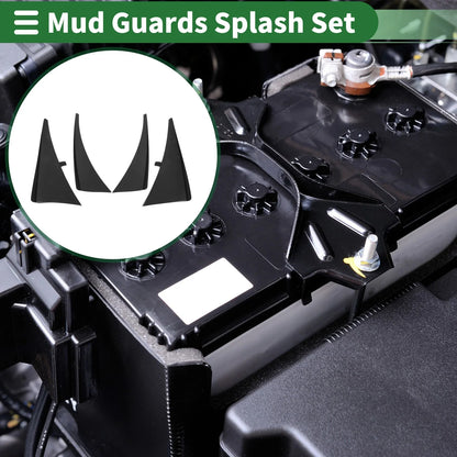 Mud Flaps Splash Guards for Chevrolet Corvette C7 (2014–2019) W/ Mounts