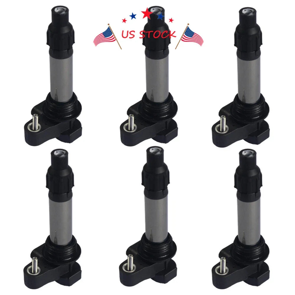 Set of 6 Ignition Coils for Buick LaCrosse, Chevrolet Camaro, CTS, Impala, Terrain, SRX (2008–2013)