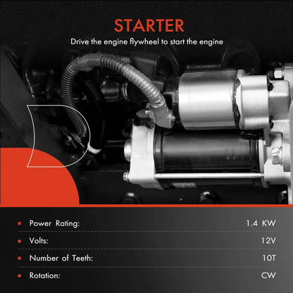 Starter Motor for Mercedes-Benz ML550 GL550 (2012–2016) V8