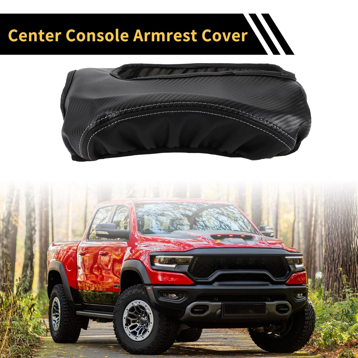 Center Console Lid Armrest Cover for Chevrolet Silverado 1500 (2014–2018)