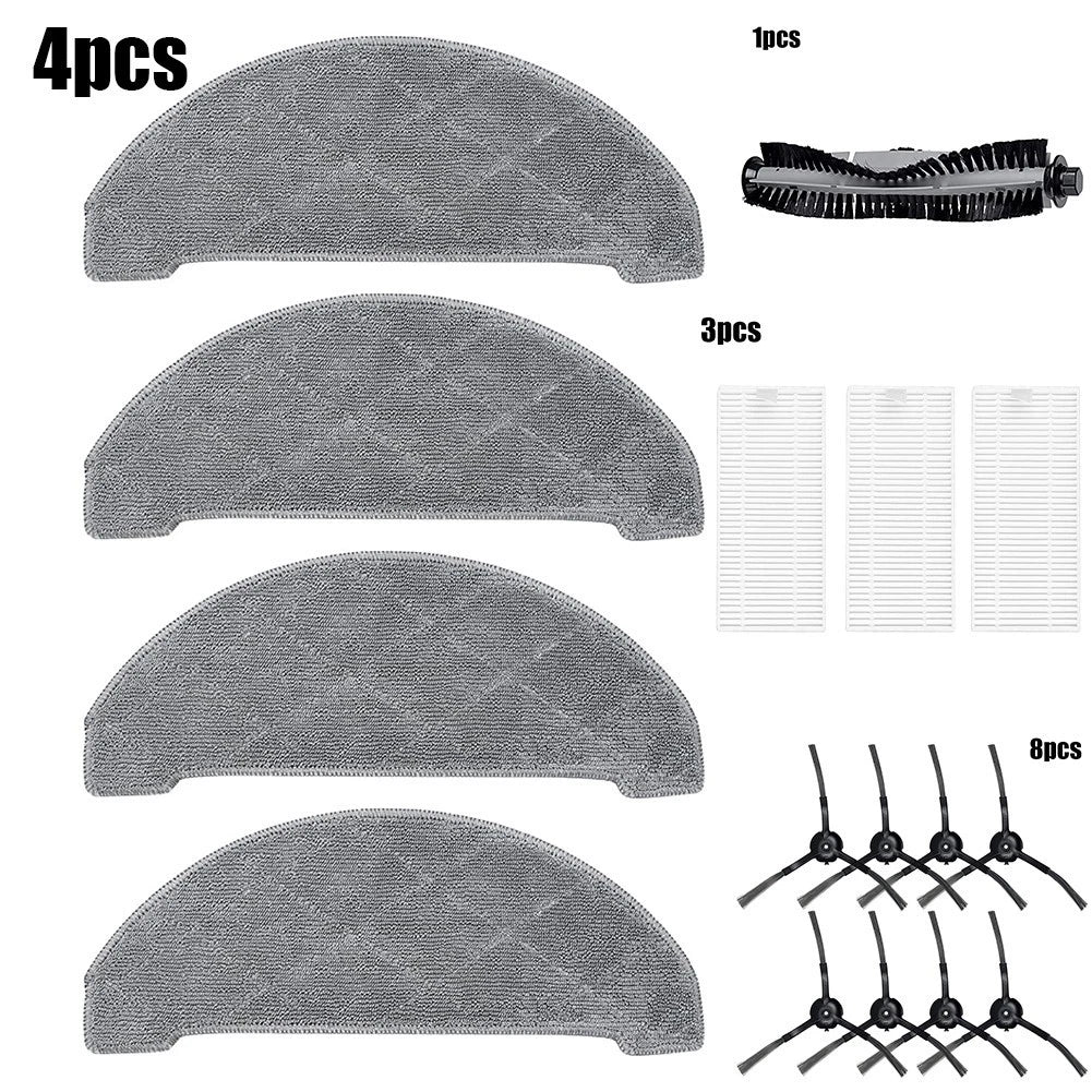 Set of 4 Mop Cloths for Robotic Vacuum Cleaner (Compatible with )