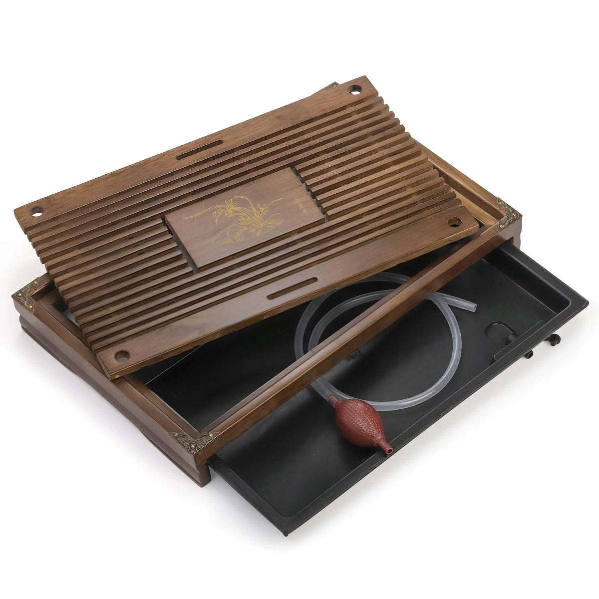 Wooden Tea Tray for Chinese Kung Fu (17 Inch)