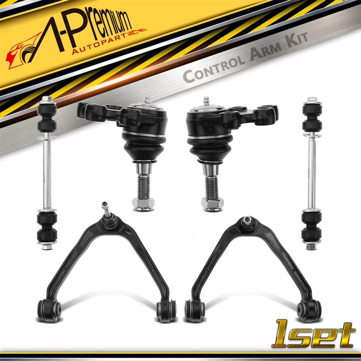 Front Upper Control Arm Sway Bar End Link for Chevy Silverado 1500 GMC (15015515, 15750786, K6539, K80631, K80826)