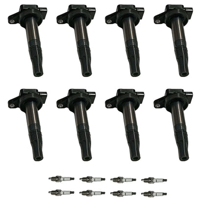 8X Ignition Coils & Spark Plugs for Jaguar XF, XJ8, Land Rover Range Rover (2008–2015) UF519