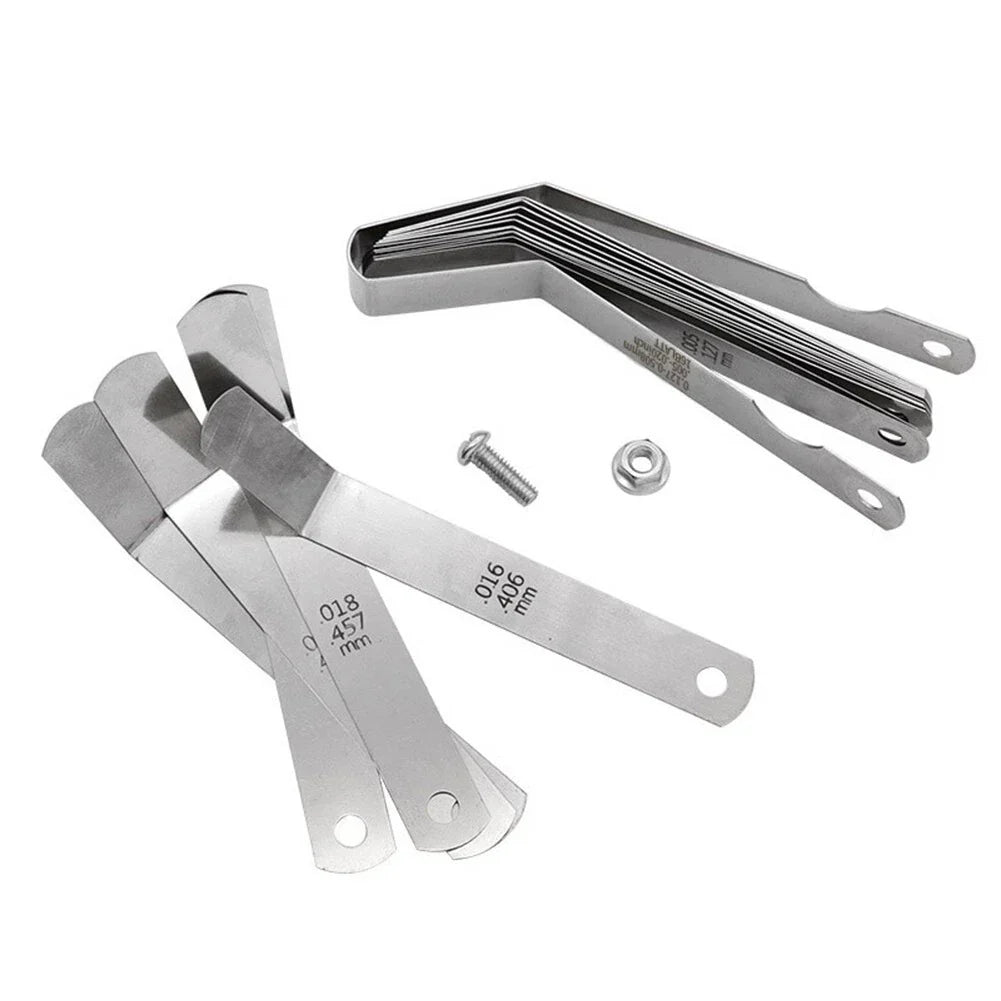 Valve Adjustment Stainless Steel Motorcycle Feeler Gauge for All Makes