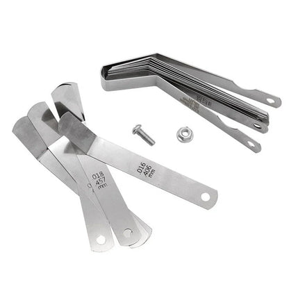 Valve Adjustment Stainless Steel Motorcycle Feeler Gauge for All Makes