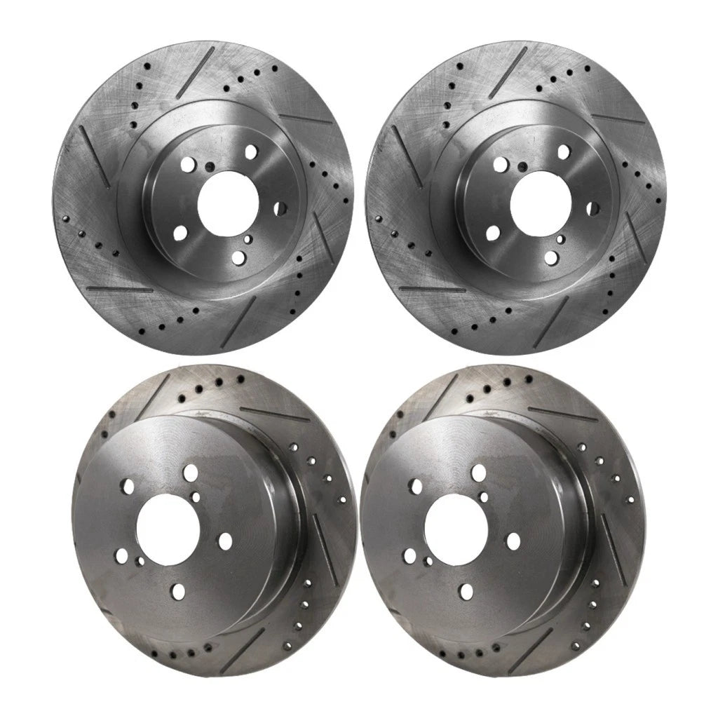 Set of 4 Brake Discs for Subaru Legacy (2006–2009) CLX-M0-USA-SET-JS27110004DRS4-CL360A71