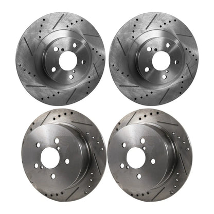 Set of 4 Brake Discs for Subaru Legacy (2006–2009) CLX-M0-USA-SET-JS27110004DRS4-CL360A71