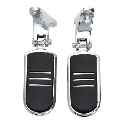 Chrome Rear Passenger Footpeg Mount for Harley Touring Street Glide (1993–2025)