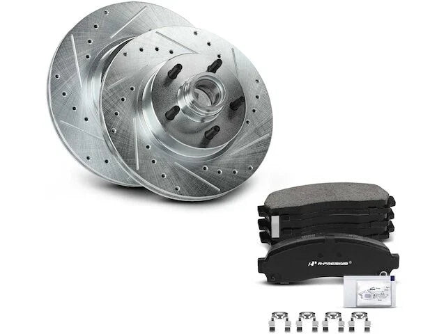 Front Brake Pad and Rotor Kit for Mazda B4000 (2003–2004) YG137WR
