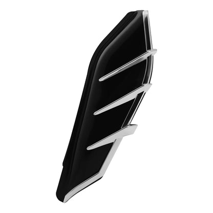 Black Mid-Frame Air Deflectors for Harley Touring Street Glide (2009–2024)