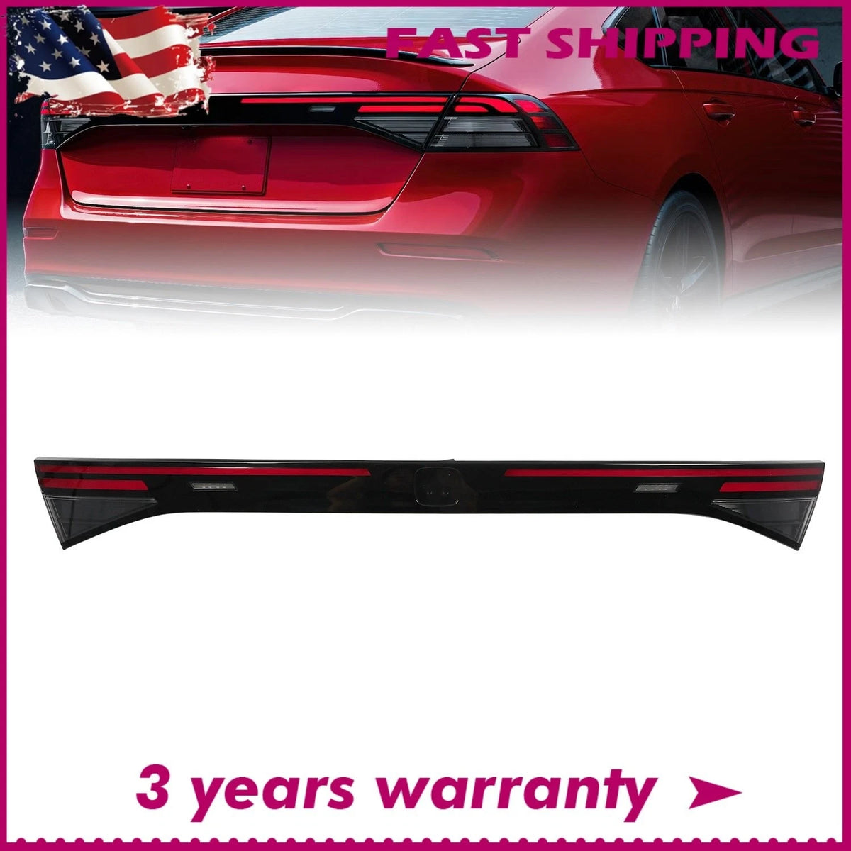 LED Third Brake Light for Honda Accord (2023–2024) 33700-30A-A01, 3370030AA01
