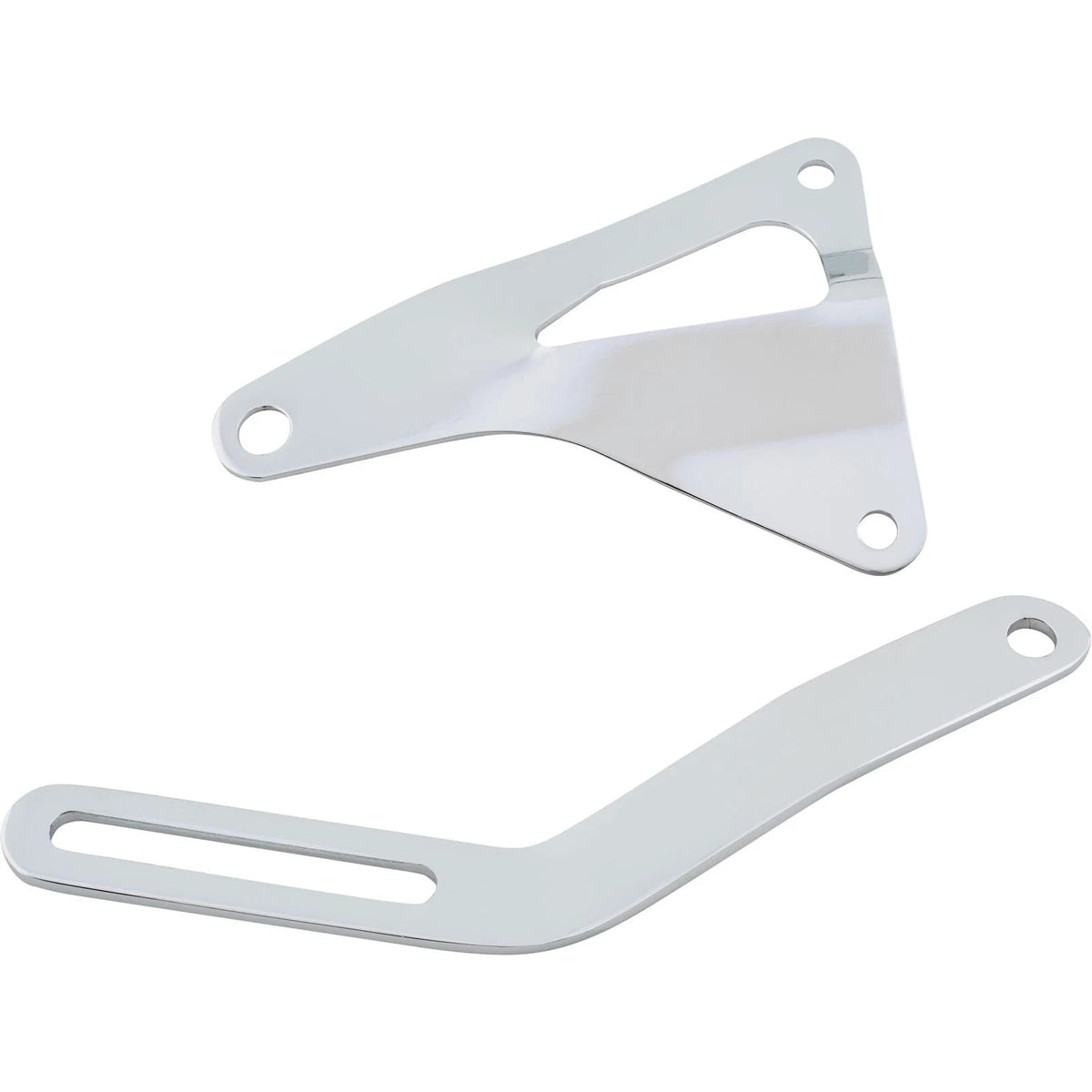 Chrome Alternator Brackets for Ford 289-302 (Fits 91067851)