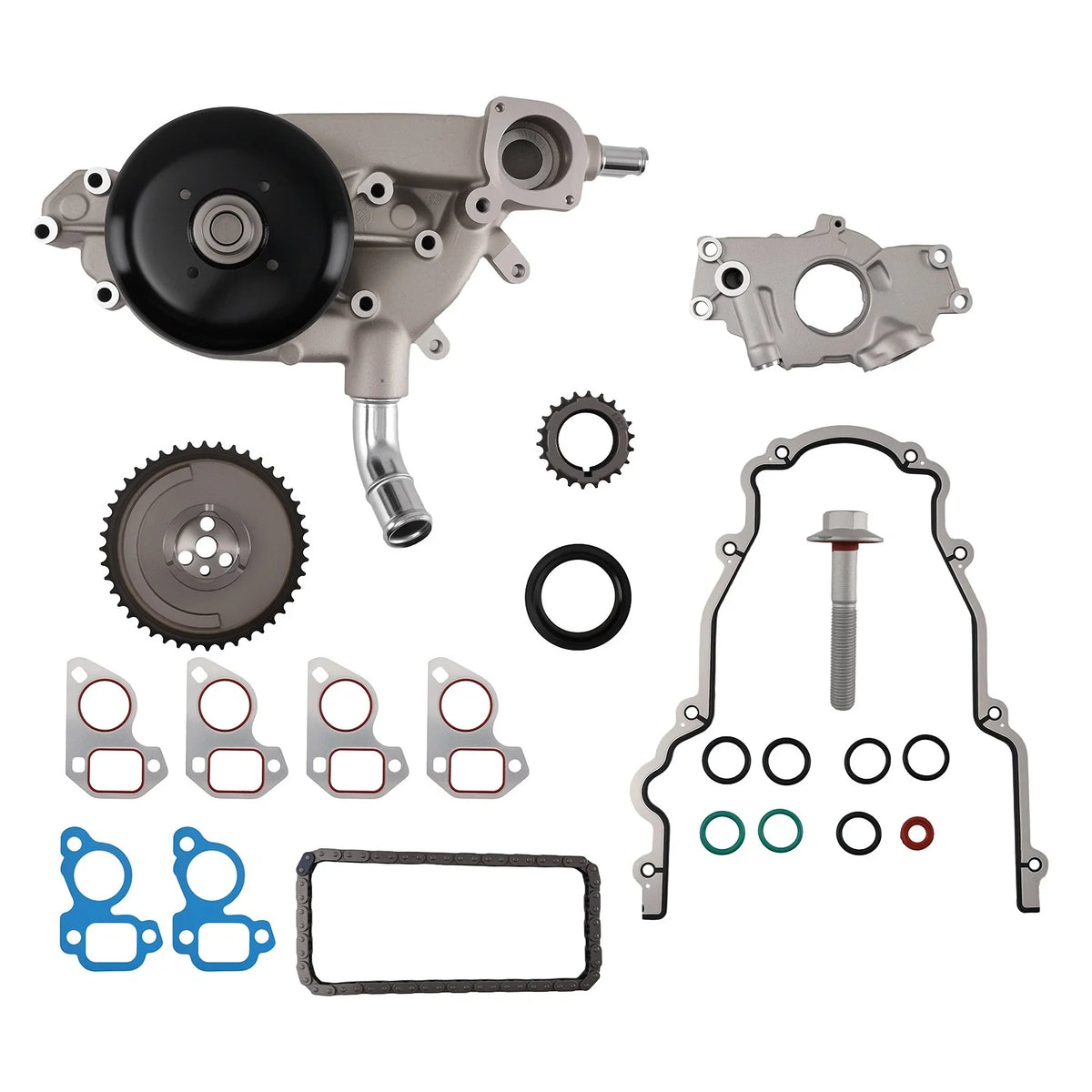 Oil Pump, Water Pump & Timing Chain for Chevy GM LS (4.8L, 5.3L, 6.0L)