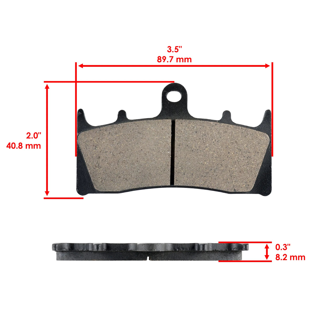 Front Brake Pads for Suzuki GSX-R750 (1996–1999) HU3508MP138LR