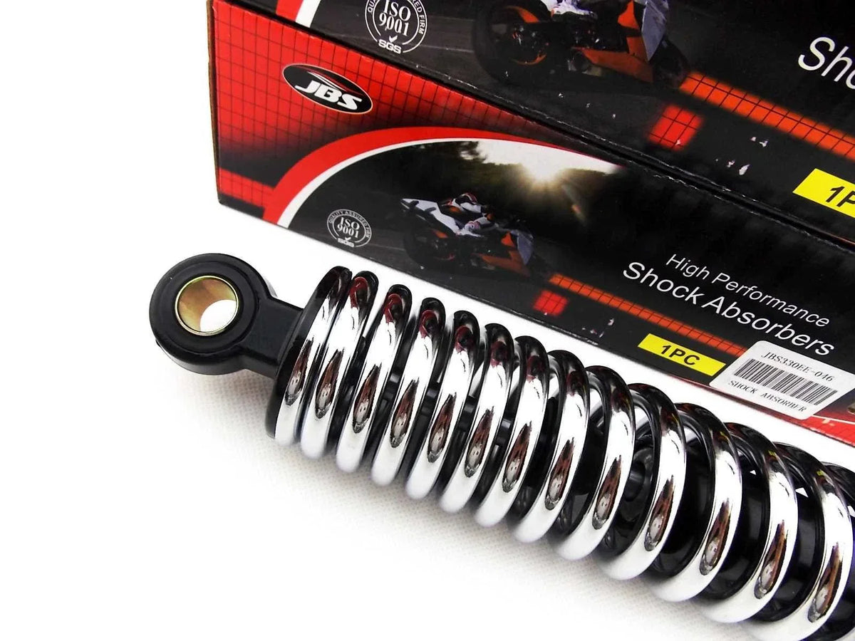 13" JBS Black/Chrome Shock Absorbers for Harley Davidson XLH883 Sportster