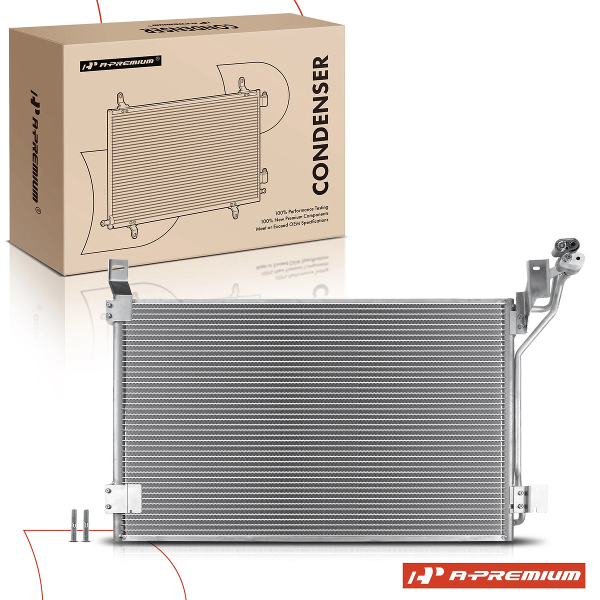 A/C Condenser w/ Bracket for Ford Crown Victoria (2003–2005) 3W1Z19712AA