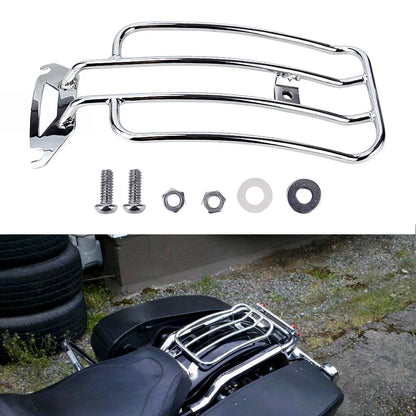 Rear Solo Seat Luggage Rack for Harley Touring Road Electra Glide (1998–2008)