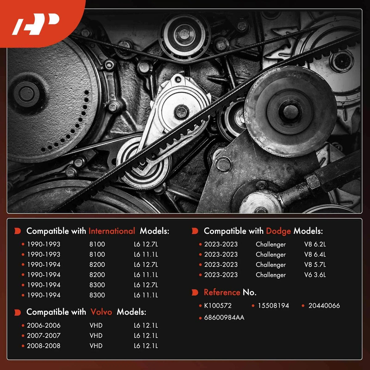 Serpentine Belt for Dodge Challenger (2023)