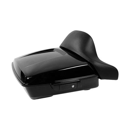 Chopped Trunk Luggage Backrest Solo Mount Rack for Harley Road Glide (2014–2026)