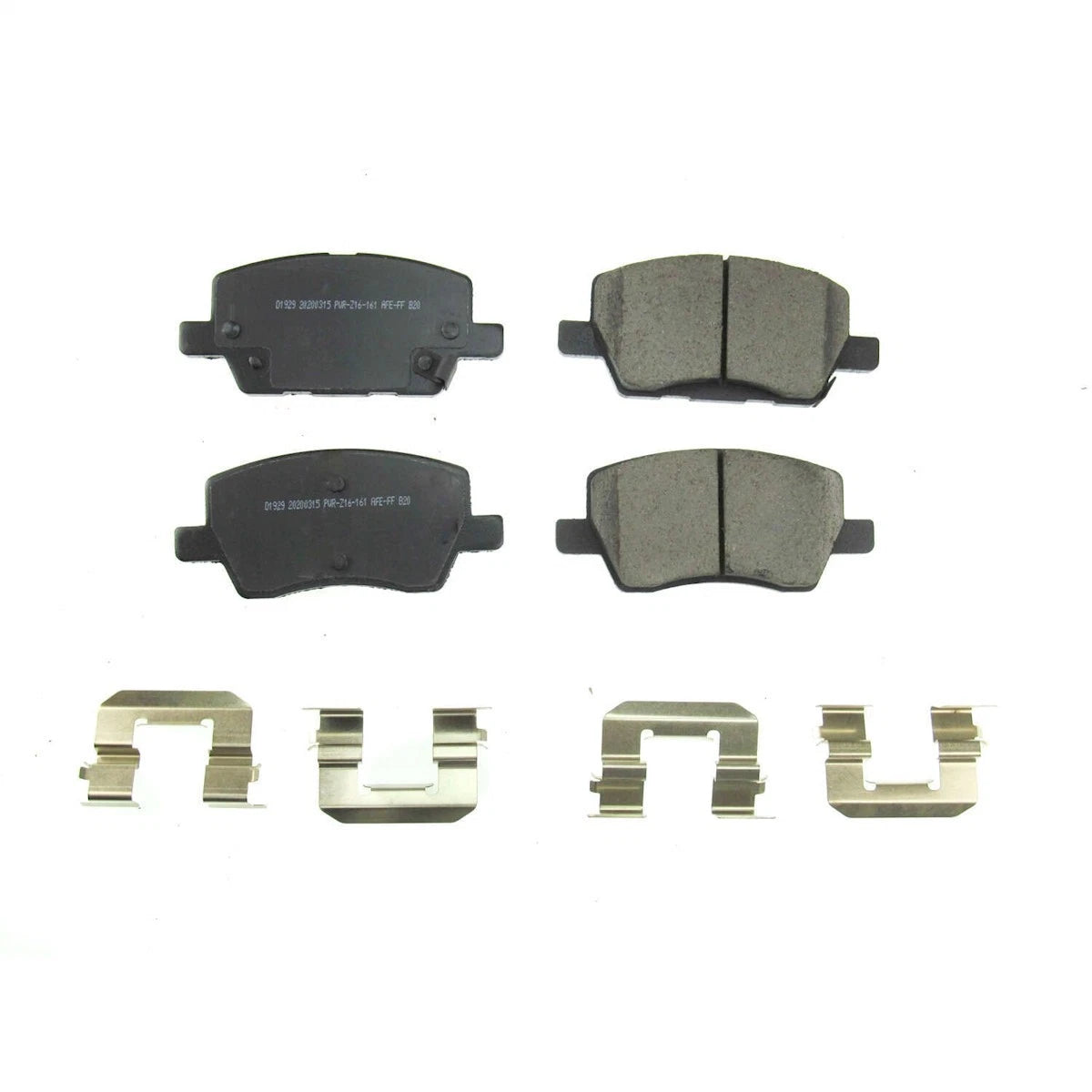 2X Powerstop Brake Pad Set Front for Chevrolet Sonic (2018–2020) 17-1929