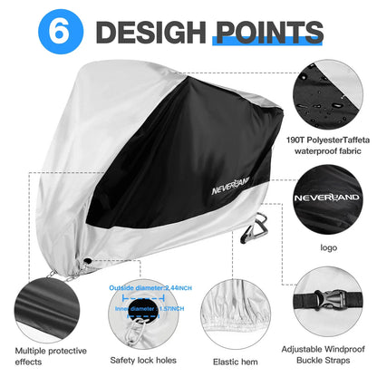 Waterproof Motorcycle Cover for Harley Davidson CVO Road Street Glide (2010–2023)