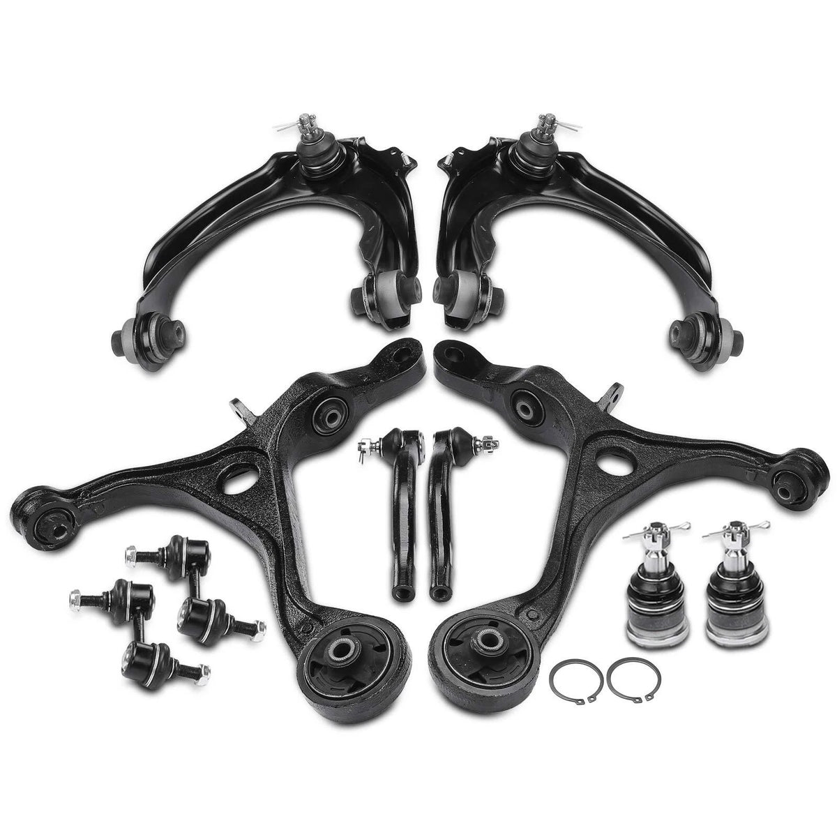 Set of 10 Front Control Arm Sway Bar Link Tie Rod for Honda Accord Acura TSX (2003–2008)