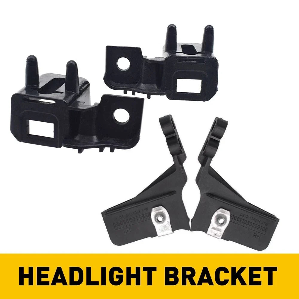 Set of 4 Headlight Lamp Mount Bracket for Lincoln MKZ Ford Fusion (2013–2016)