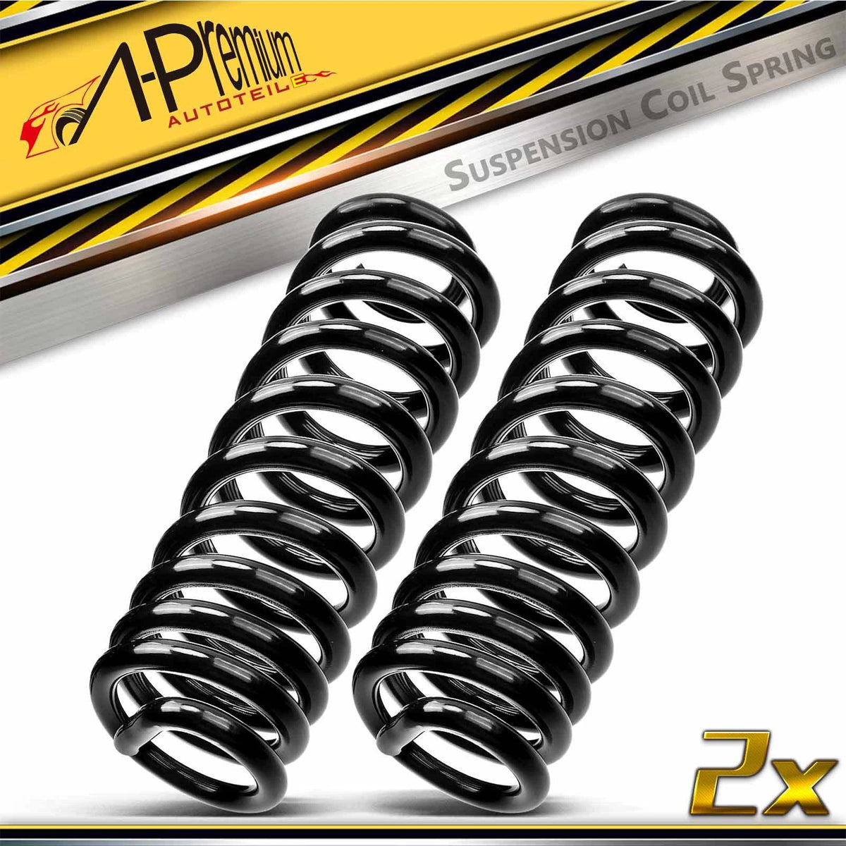 2X Front Coil Springs for Ford F-150 F-250 F-350 (1980–1996) CC824