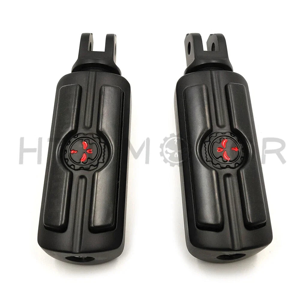 Black Gear Skull Footpeg for Harley Breakout FXBR / FXBRS (2018–2019)